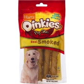 Hartz Oinkies Original Pig Skin Twist 4 pk. Dog Treats