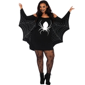 Leg Avenue Women's Jersey Spiderweb Dress Costume