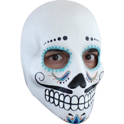 Ghoulish Adult Day of the Dead Catrin Deluxe Mask
