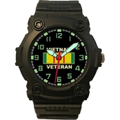 Aquaforce Men's Vietnam Vet Analog Quartz Watch 24WX