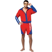 Rasta Imposta Men's Baywatch Male Lifeguard Suit Costume