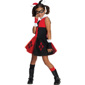 Rubie's Costume Girls Harley Quinn Tutu Dress (8-10)