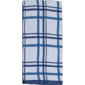 Kay Dee Designs Kitchen Basics Indigo Plaid Terry Towels 2 pc. Set