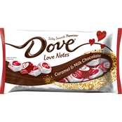 Dove Valentine's Love Notes Caramel and Milk Chocolate Candy 7.94 oz.