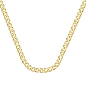 14K Yellow Gold 6.7mm Curb Chain Necklace