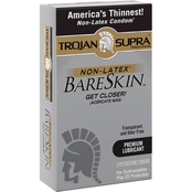 Trojan Supra Ultra Thin BareSkin Lubricated Condoms 6 ct.