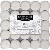 Candle-lite White Unscented Tea Lights 50 ct.