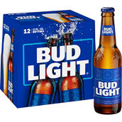 Bud Light Beer, 12 pk., 12 oz. Bottles