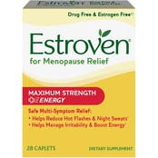 Estroven Maximum Strength + Energy Menopause Relief Caplets 28 ct.