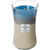 WoodWick Trilogy Large Nautical Escape Glass Candle