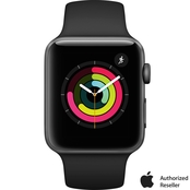 Apple Watch Series 3 GPS Space Gray Aluminum Case with Black Sport Band