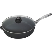 Swiss Diamond XD Saute Pan with Lid and Stainless Handle 5.8 Qt.