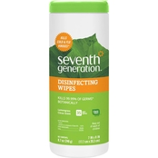 Seventh Generation Disinfecting Wipes Lemongrass Citrus 35ct