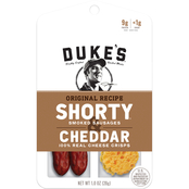 Duke's Original Shorty Sausages and Cheddar Cheese Crisps 1 oz.