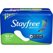 Stayfree Ultra Thin Super Long Pads, 32 ct.