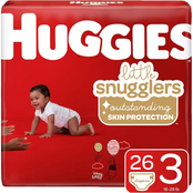 Huggies Little Snugglers Diapers Size 3 (16-28 lb.)