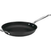 Chef's Classic Nonstick Hard Anodized 14 in. Skillet with Helper Handle