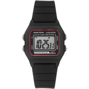Armitron Men's Sport Digital Black Silicone Strap Watch 40/8447