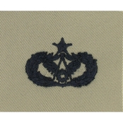 Air Force Senior Civil Engineer Badge, Subdued Sew-On (ABU)