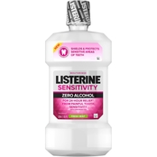 Listerine Sensitivity Zero Alcohol Fresh Mint Mouthwash 16.9 oz.
