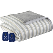 Micro Flannel® Reverse to Sherpa Electric Blanket