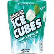 Hershey's Ice Breakers Ice Cubes Wintergreen Gum Bottle Pack 3.24 oz.