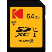 Kodak SDXC Premium Performance Class 10 UHS-I U1 64GB Memory Card