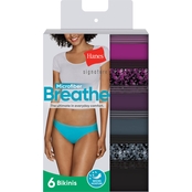 Hanes Signature Breathe Microfiber Bikini Panty 6 pk.