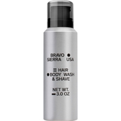 Bravo Sierra Hair and Body Wash and Shave 3 oz.