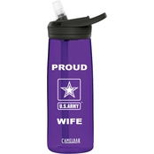 Proud Army Wife 0.75 L Water Bottle, Purple