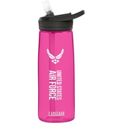 US Air Force Logo 0.75 L Water Bottle, Pink
