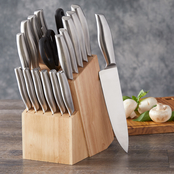 Simply Perfect 19 pc. Stainless Steel Knife Block Set