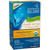 Mommy's Bliss Organic Baby Cough Syrup & Mucus Relief + Immunity Boost 1.67 oz.