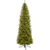 Puleo Pre Lit Franklin Fir Pencil Christmas Tree