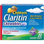 Claritin Children's 5mg Grape Chewables Tab 20 ct.