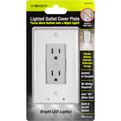 Vision Lighted Outlet Cover Plate