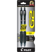 Pilot G2 Premium Gel Roller Fine Point Pen 2 pk.