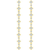 10K Yellow Gold 1/3 CTW Diamond Fashion Earrings