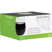 Sensations Stemless Wine Glasses 4 ct.