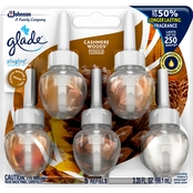 Glade Plugins Cashmere Woods Scented Oil Refills 5 ct.