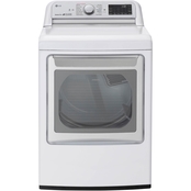 LG Smart WiFi Enabled 7.3 cu. ft. Electric Dryer with Turbo Steam