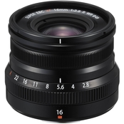 FujiFilm XF16mm F2.8 R WR, Black Lense