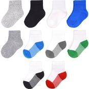 Boys Ankle Pop Socks - 10 Pack