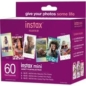 Fujifilm Instax Mini Variety Film Value Pack, 60 ct.