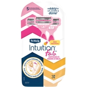 Schick Intuition f.a.b. Women's Disposable Razors, 3 ct.