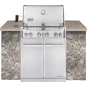 Weber Summit S460 Grill Stainless Steel Natural Gas Built In