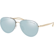 Michael Kors Mirror Pilot Sunglasses 0MK2101324
