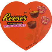 Hershey's Reese's Miniatures in a Valentine's Heart Box 6.5 oz.