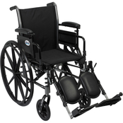 Drive Medical Cruiser III Wheelchair with Leg Rests, 16 in. Seat