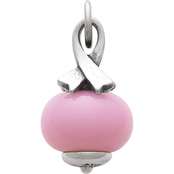 James Avery Awareness Ribbon Finial with Pink Charm